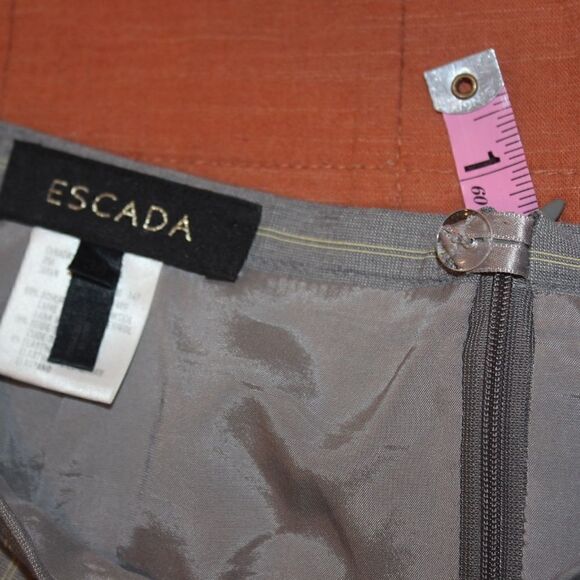 Escada Wool Silk Blend  Mini Skirt Women Size 36/ 6 - Picture 11 of 15